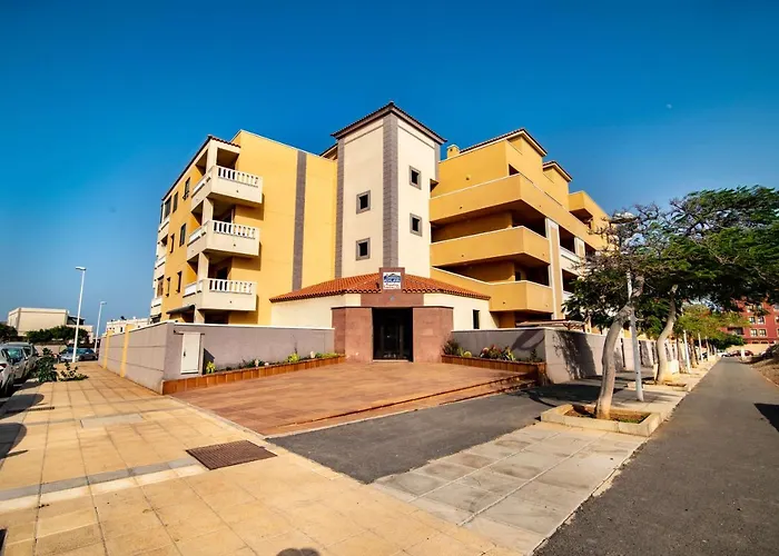 Alquilaencanarias-medano Atalaya, Terrace & Pool El Médano