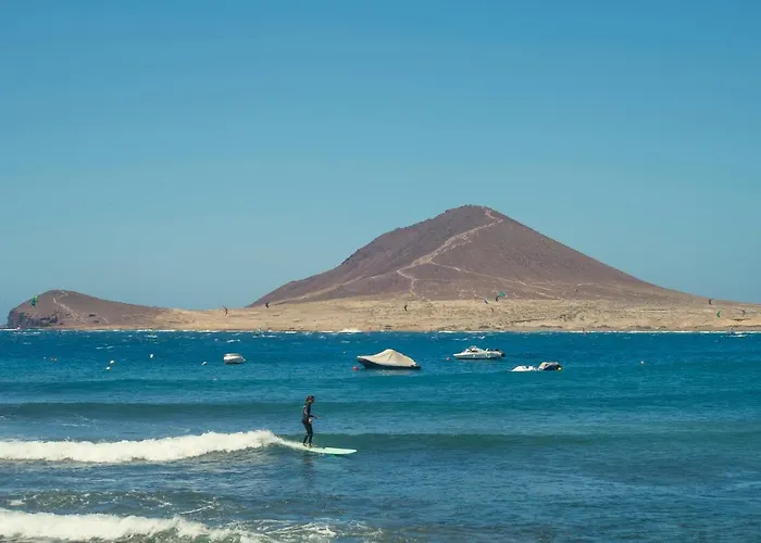 Alquilaencanarias-medano Atalaya, Terrace & Pool Daire *